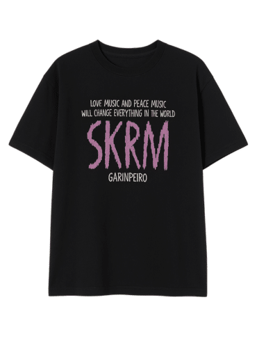 【SHIKURAMEN 】Collaboration Washed T-Shirt