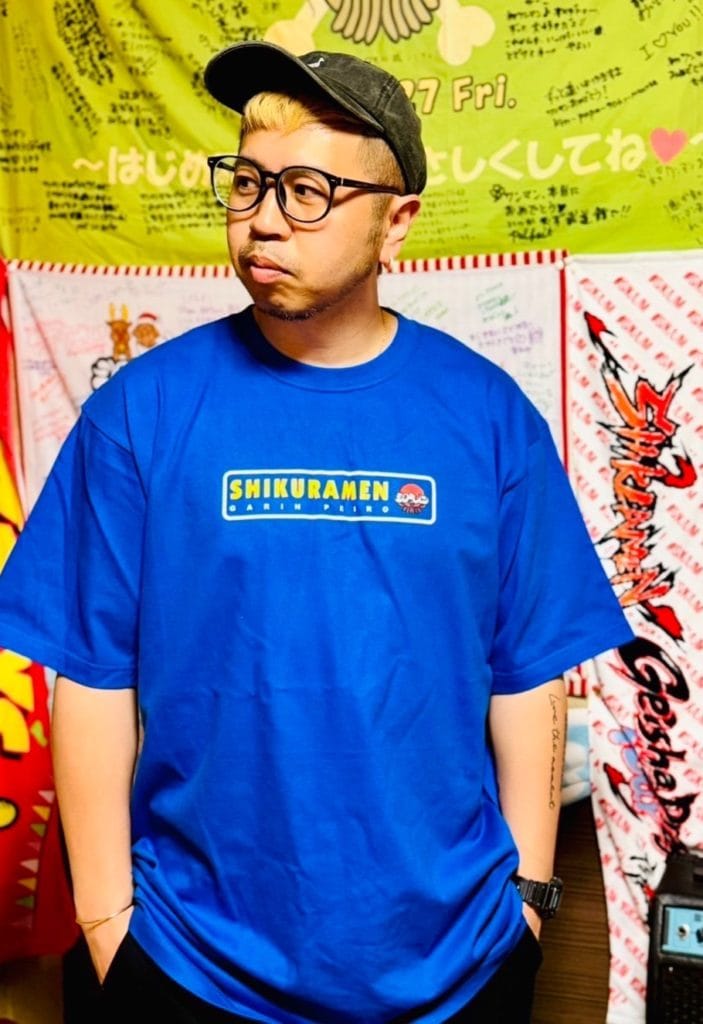【SHIKURAMEN】Collaboration Heavy Weight T-Shirt(Royal Blue) - 画像 (3)