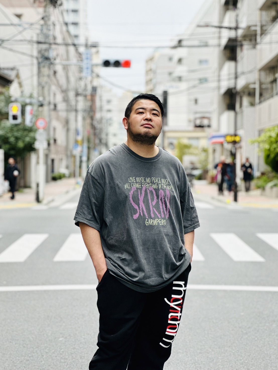 【SHIKURAMEN 】Collaboration Washed T-Shirt - 画像 (4)