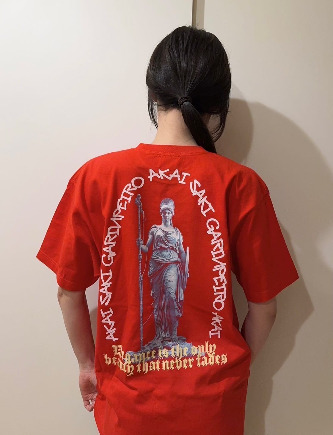 【赤井 沙希】Collaboration Heavy Weight T-Shirt - 画像 (6)