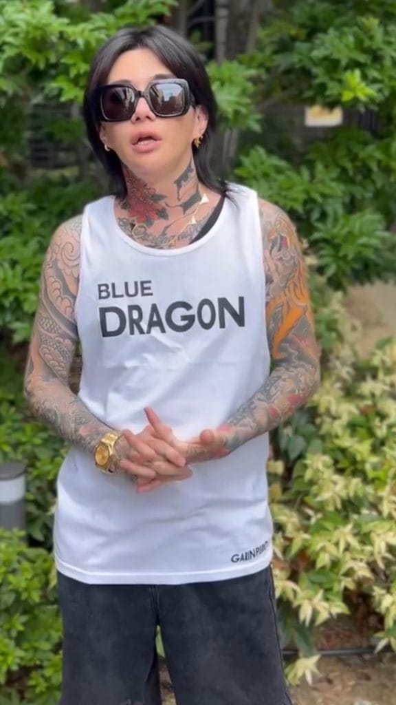 【BLUE DRAGON】Collaboration No-Sleeve Shirt - 画像 (2)