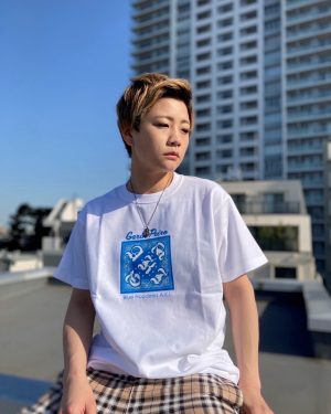 青パーカーのあき × GarinPeiro Collaboration T-Shirt