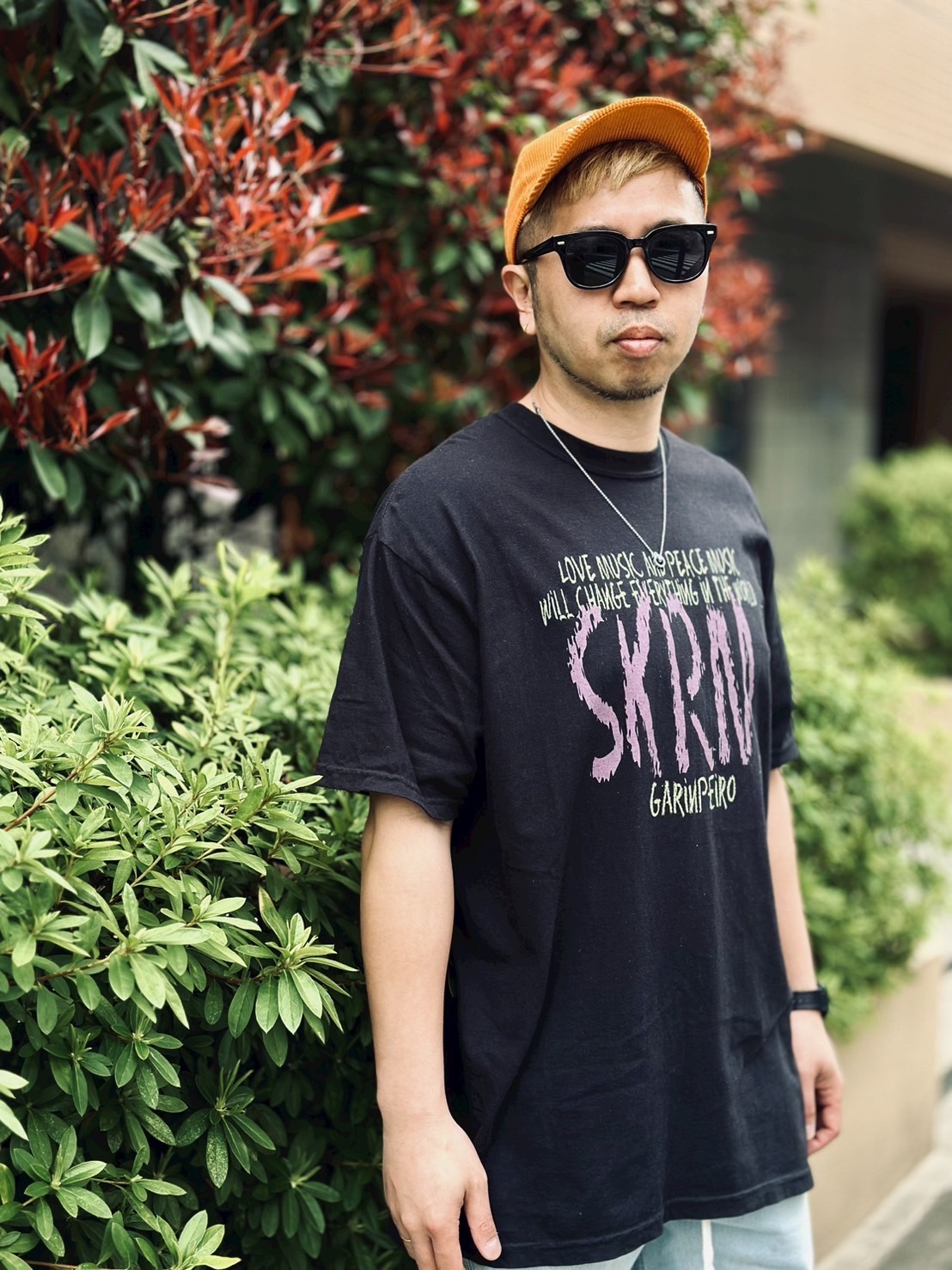 【SHIKURAMEN 】Collaboration Washed T-Shirt - 画像 (2)
