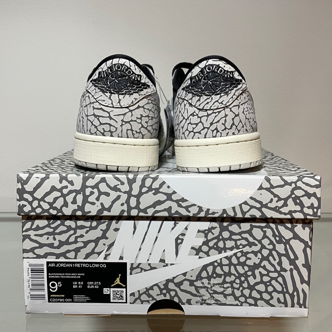 Nike Air Jordan 1 Retro Low OG”Black Cement” 27.5㎝ - 画像 (3)