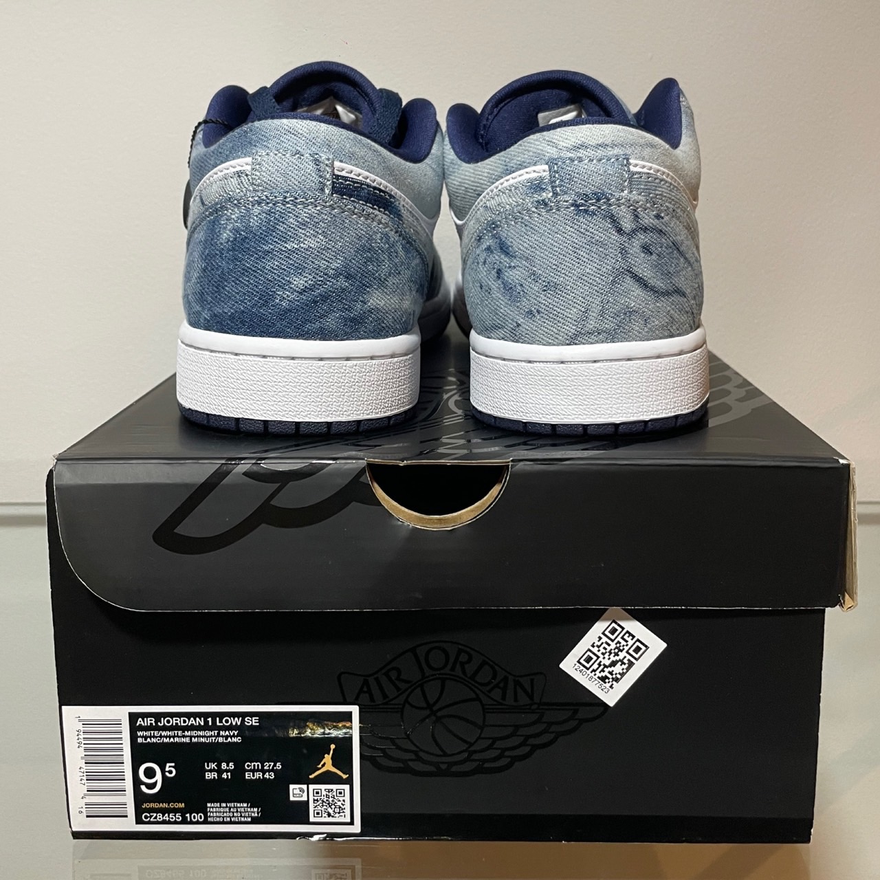 【日本未発売】Nike Air Jordan 1 Low SE”Washed Denim” 27.5㎝ - 画像 (3)