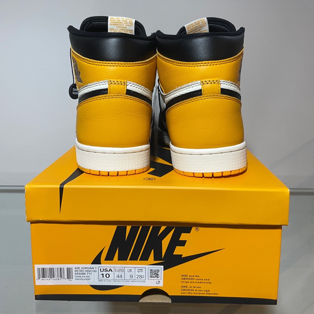 Nike Air Jordan 1 Retro High OG ”Taxi” 28.0㎝ - 画像 (3)