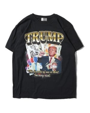 【TRUMP 】Heavy Weight Washed T-Shirt