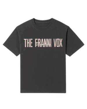 【THE FRANK VOX】Collaboration Washed T-Shirt(Peper)